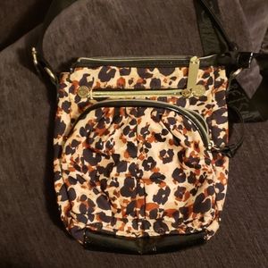 Betsey Johnson leopard print crossbody